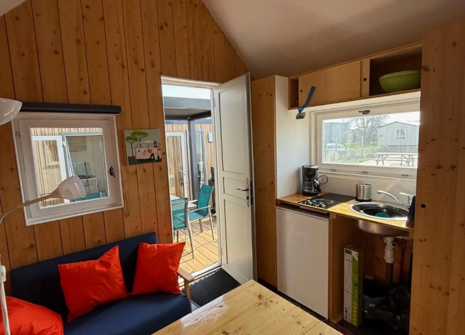 Ensemble Mobil Home Et Chalet Guilvinec Campsite
